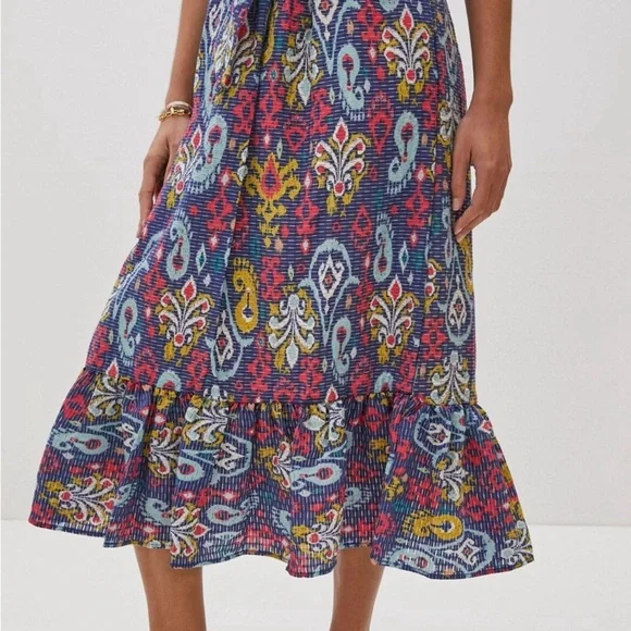 NWT Anthropologie Ruffled Edith Midi Skirt-Small - Picture 5 of 9